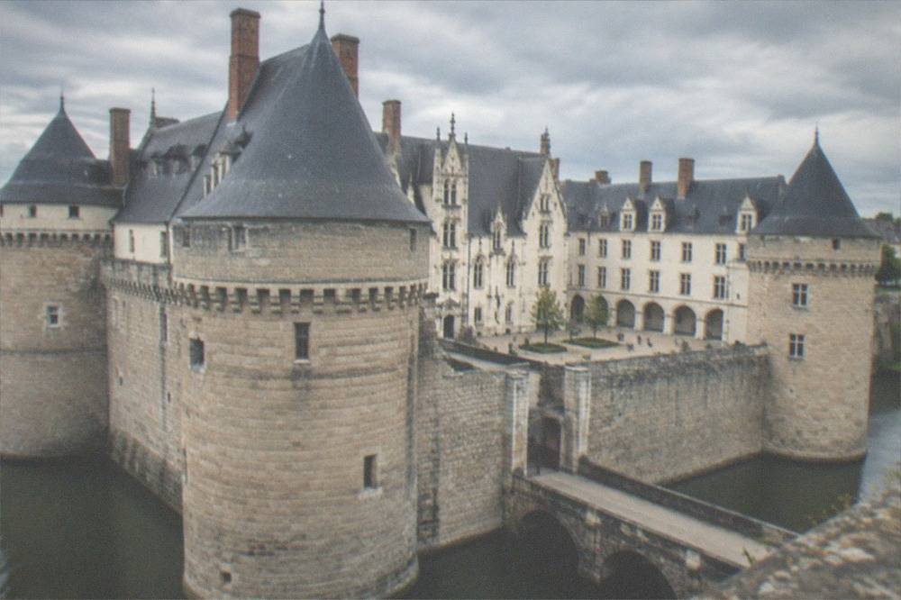 The ramparts and slate roofs of the Château des ducs de Bretagne in Nantes