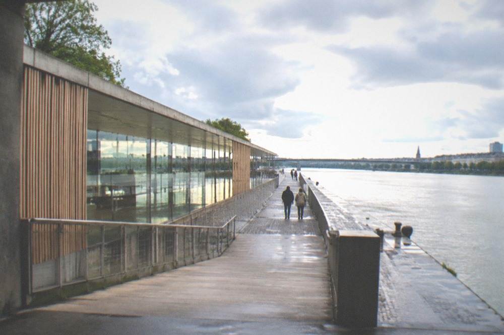 Slipway and underground promenade of the Mémorial de l'abolition de l'esclavage by the Loire